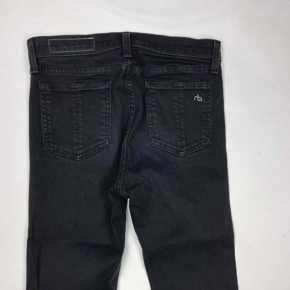 Rag Bone High Rise Skinny Denim Leggings Stretch Flat Front Jeans Women 26‎ EUC - Picture 5 of 11